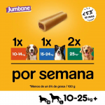 Pedigree Jumbone Medium Snacks para Perros con Carne de Vacuno y Aves