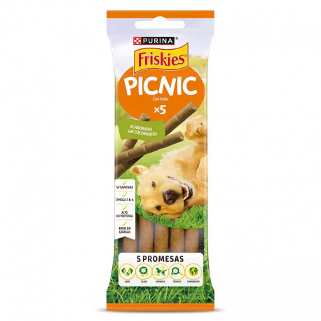 Friskies Picnic Snack para Perros Barritas de Pollo