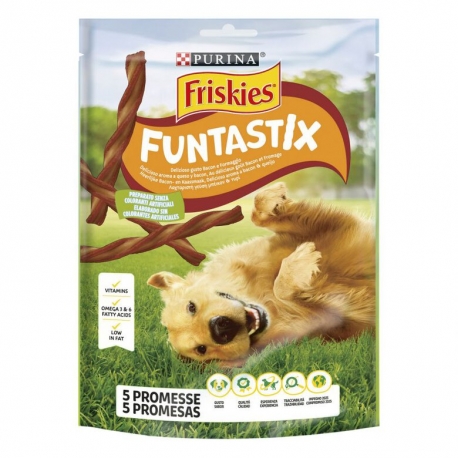 Friskies Funtastix Snack para Perros Barritas de Queso y Bacon