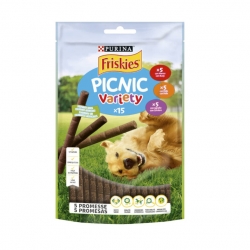 Friskies Picnic Variety Snack para Perros Barritas de Pollo, Buey y Cordero