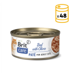 Brit care cat pate ternera con aceitunas comida en lata gatos