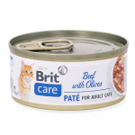 Brit care cat pate ternera con aceitunas comida en lata gatos