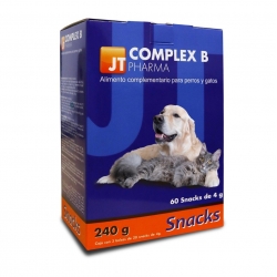 JTPharma Complex B Complemento Nutricional en Snack para Perros y Gatos