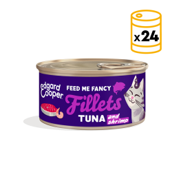 Edgard & Cooper Comida Húmeda pata Gatos Filetes de Atún con Gambas