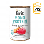 Brit mono protein atun y con patata latas para perro
