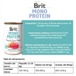 Brit mono protein atun y con patata latas para perro