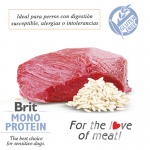 Brit mono protein ternera latas para perro