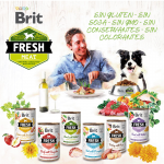 Brit fresh pato mijo latas para perro