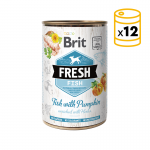 Brit fresh pescado calabaza latas para perro