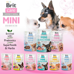 Brit care mini puppy filetes cordero en salsa latas para gato