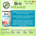 Brit pate meat salmon latas para perro