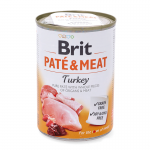 Brit pate meat pavo latas para perro