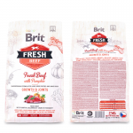 Brit fresh puppy large growth joints ternera calabaza pienso para perros