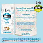 Brit fresh adult large muscles joints pescado calabaza pienso para perros