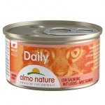 Almo Nature Daily Comida Húmeda en Mousse para Gatos con Salmón