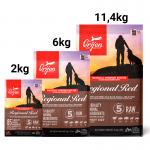 Pienso Orijen Regional Red para perros adultos con carne roja