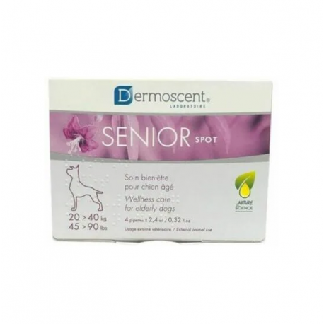 Dermoscent Senior Spot Pipetas Calmantes para Perros Grandes Mayores