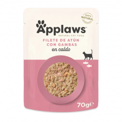 Applaws sobres para gatos de Atún y Gambas