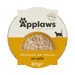 Applaws Tarrinas de Comida Húmeda para Gatos con Pollo y Arroz