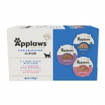 Applaws Multipack Tarrinas de Comida Húmeda para Gatos con Pescado