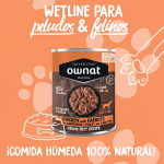 Ownat Wetline comida húmeda para perros chicken & carrots