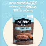 Ownat Wetline comida húmeda para gatos sterilised turkey & tuna