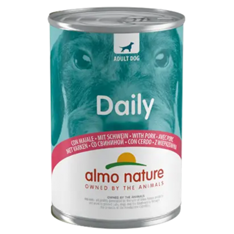 Almo Nature Daily Comida Húmeda para Perros con Cerdo