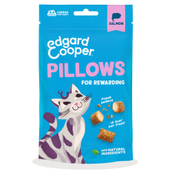 Edgard & Cooper Pillows Bocaditos de Salmón Snack para Gatos