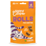 Edgard & Cooper Rolls Rollitos de Pollo y Pavo Snack para Gatos
