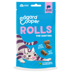 Edgard & Cooper Rolls Rollitos de Salmón y Pollo Snack para Gatos