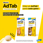 Antiparasitario masticable AdTab para gato 1 comprimido