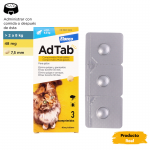 Adtab 3 Comprimidos Masticables antiparasitarios para gatos