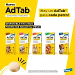 Adtab 3 Comprimidos Masticables antiparasitarios para perros