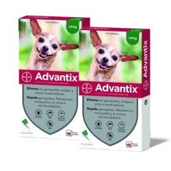 Advantix Pack Ahorro 8 pipetas para perros mini (0-4KG)
