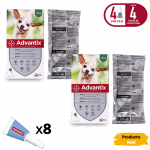 Advantix Pack Ahorro 8 pipetas para perros mini (0-4KG)