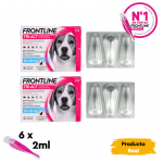 Frontline Tri-Act Pack Ahorro 12 pipetas para perros medianos (10-20KG)