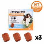 Frontpro Antiparasitario Masticable Para Perros 3 Comp.