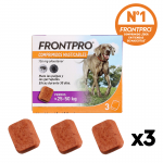 Frontpro Antiparasitario Masticable Para Perros 3 Comp.