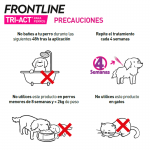 Pack Súper Protección: Frontpro Comprimidos Masticables 4-10kg + Frontline Tri-Act 3 pipetas (5-10kg) para perros pequeños