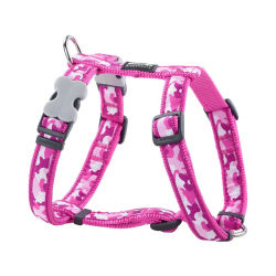 RedDingo Arnés para Perros Diseño de Camuflaje Rosa Neón
