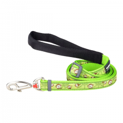RedDingo Correa para Perros Verde Lima Diseño de Monos
