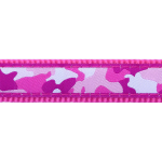 RedDingo Collar para Perros Diseño de Camuflaje Rosa Neón