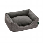 Hunter Cama Cuadrada Para Perros Boston Gris