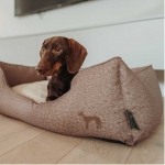 Hunter Cama Cuadrada Para Perros Boston Marrón