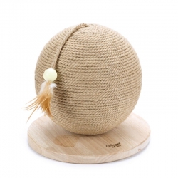 Rascador para Gatos Bola de Madera Designed By Lotte