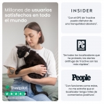 Tractive GPS Cat Mini Localizador para Gatos Color Marrón