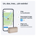 Tractive GPS Cat Mini Localizador para Gatos Color Marrón
