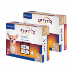 Effitix antiparasitario Pack Ahorro 8 pipetas para perros mini (1,5-4kg)