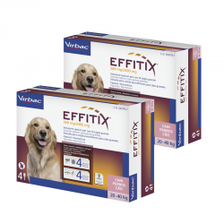 Effitix antiparasitario Pack Ahorro 8 pipetas para perros grandes (20-40kg)