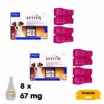 Effitix antiparasitario Pack Ahorro 8 pipetas para perros pequeños (4-10kg)
